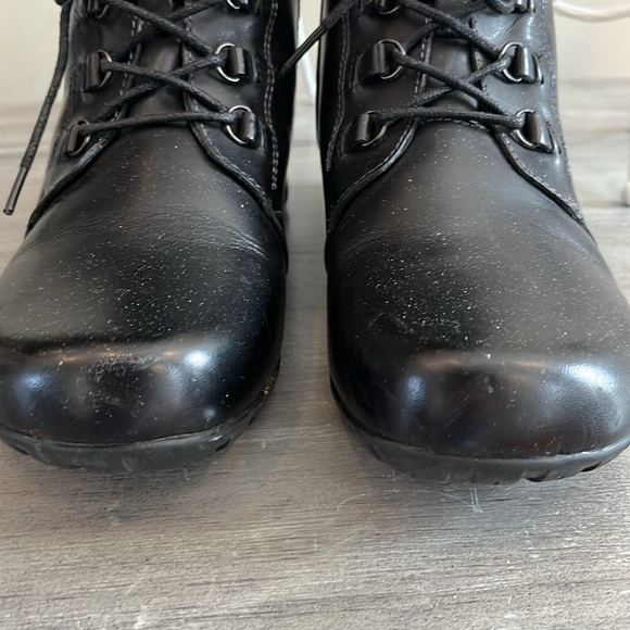 Propet Delaney Women's Leather Black Ankle Boots Size 8 - Picture 11 of 11